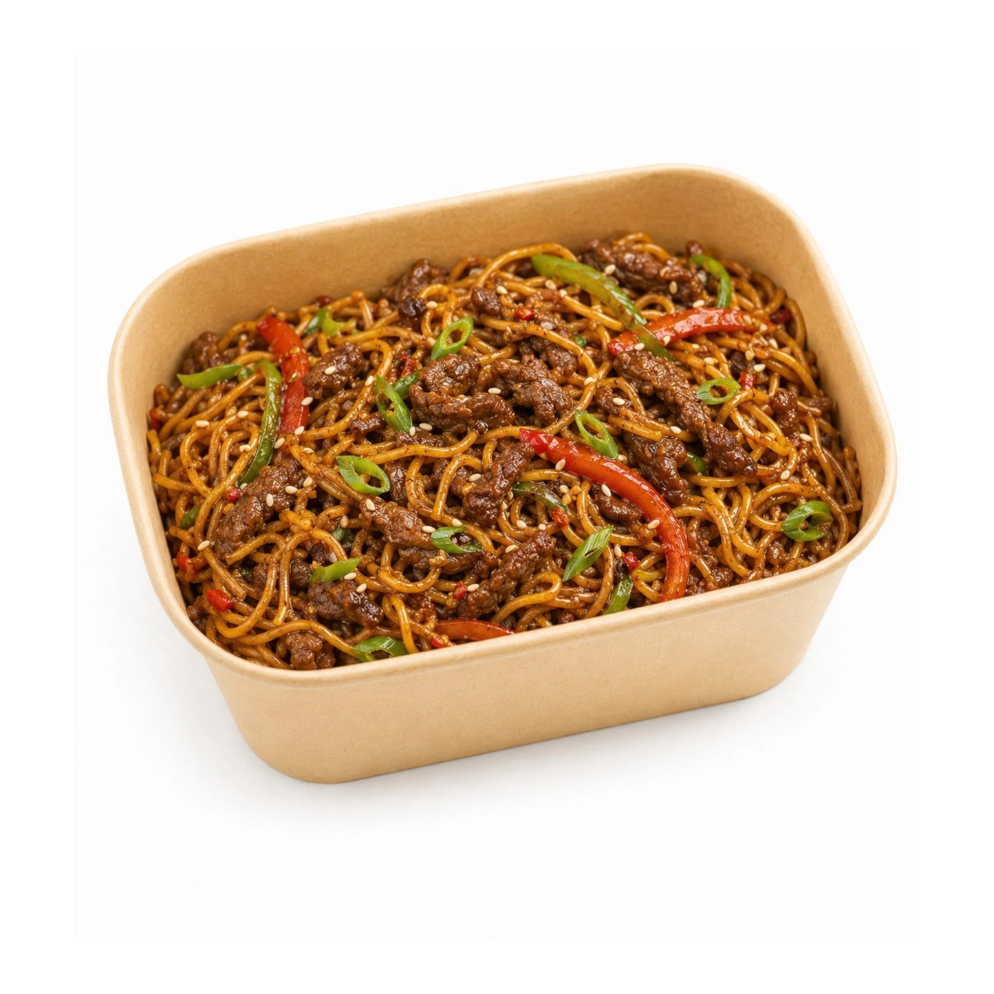 Crispy Beef Qeema Noodles