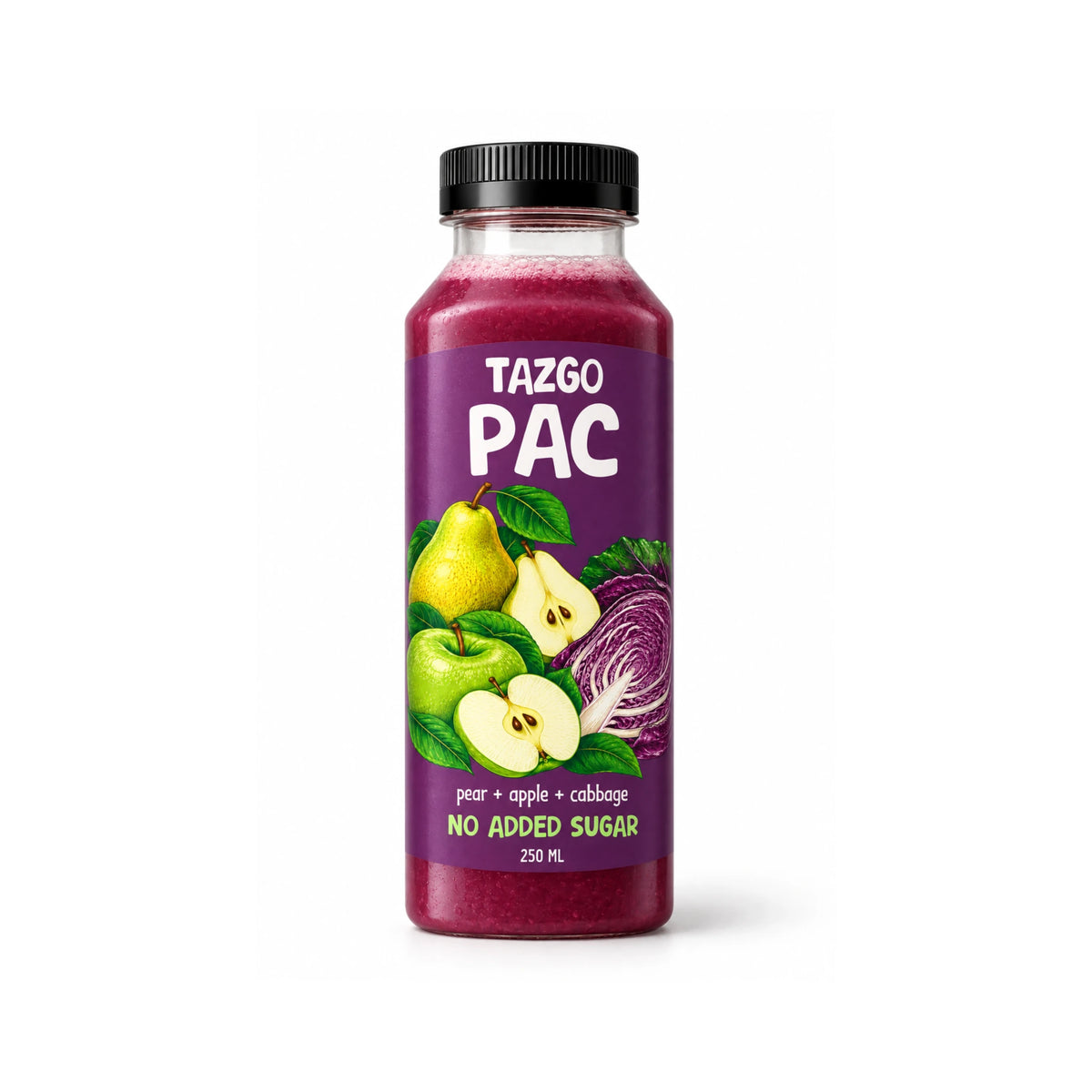 Tazgo Pear Apple & Red Cabbage Juice — 250 ml bottle