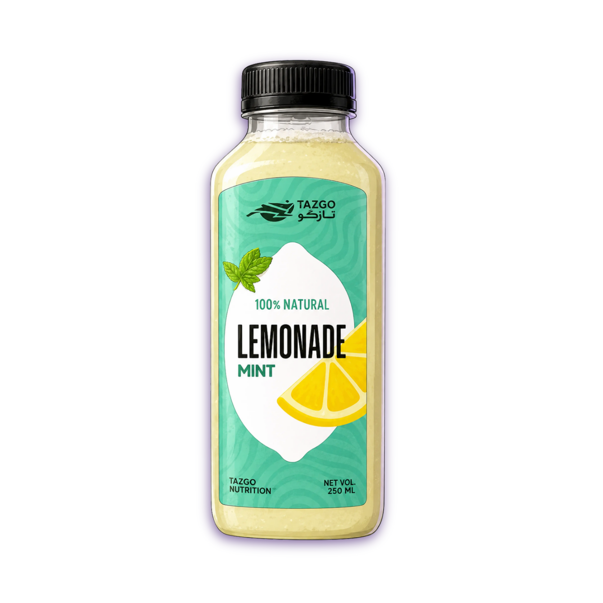 Bottle of Tazgo Mint Lemonade