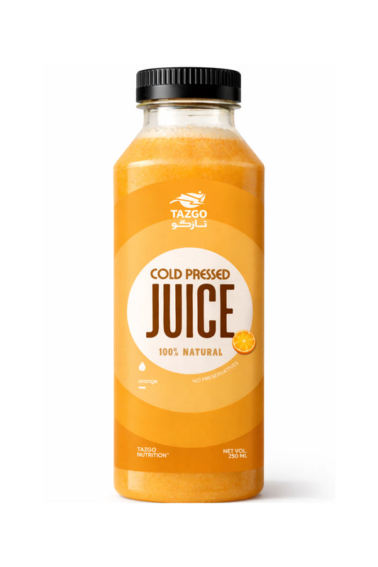 Orange Cold Pressed Juice | Natural Fresh Drink