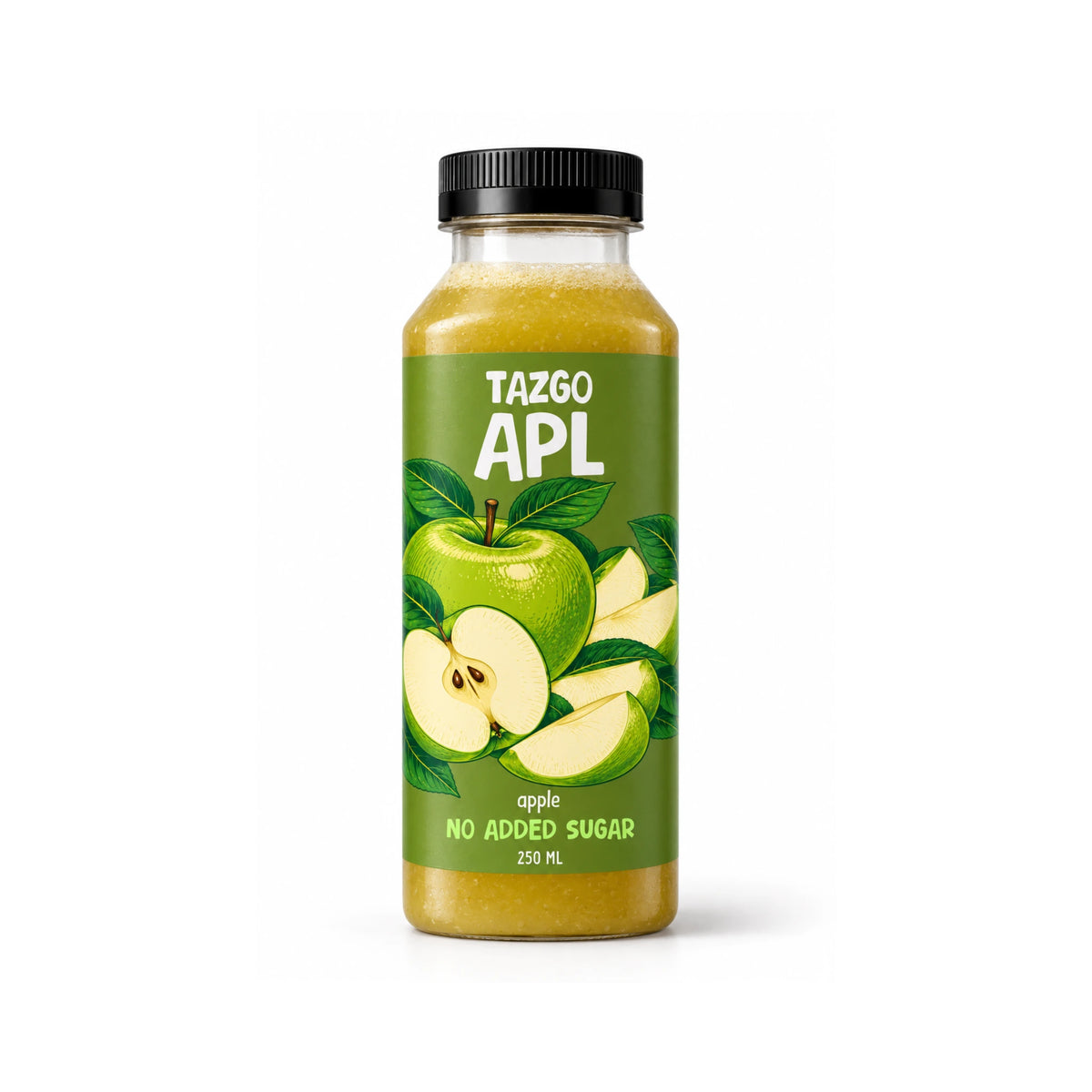 Tazgo Green Apple Juice — 250 ml bottle