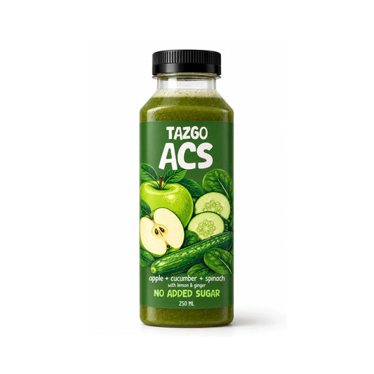 Tazgo Apple Cucumber Spinach Juice — 250 ml bottle