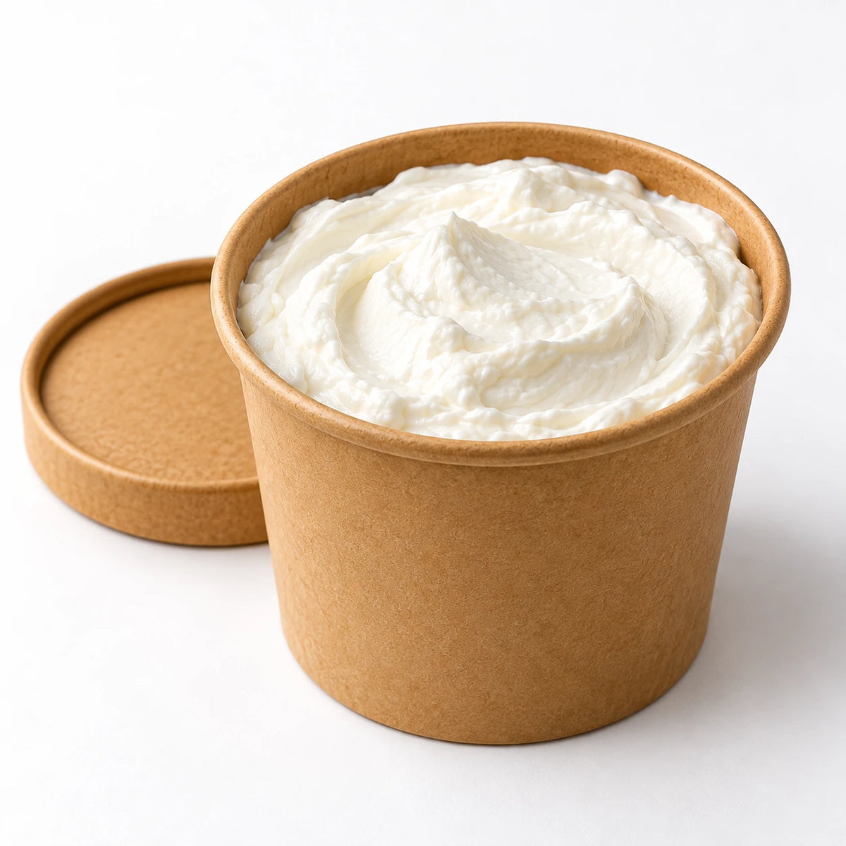 Greek yogurt in kraft tub - hero view