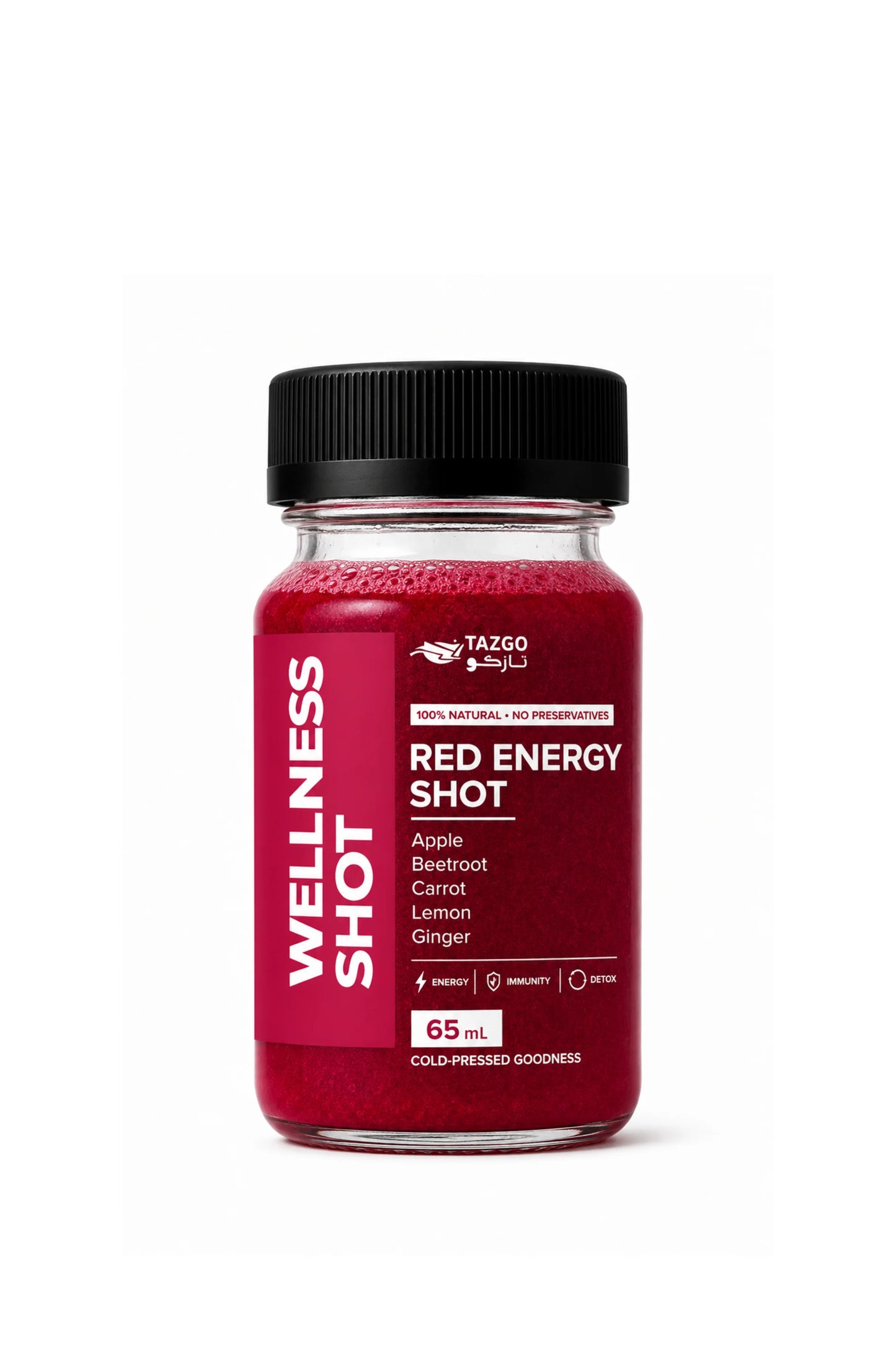 Apple Beetroot Carrot Lemon Ginger Wellness Shot
