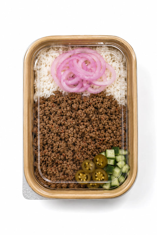 Beef Qeema Rice Bowl